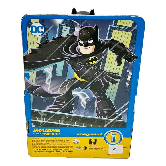 Fisher Price Imaginext DC Super Friends Batman XL Action Figure 10 In Black Cape - Picture 2 of 4